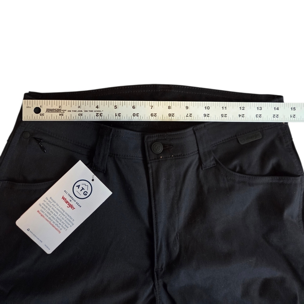 Wrangler ATG All Terrain Gear Black Outdoor Hiking Work Pants 10 - Picture 3 of 9